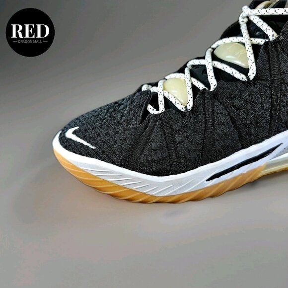 Nike LeBron XVIII 18 Gum Sole White Black CQ9283-007 - Men\'s Size 9.5 main image 10